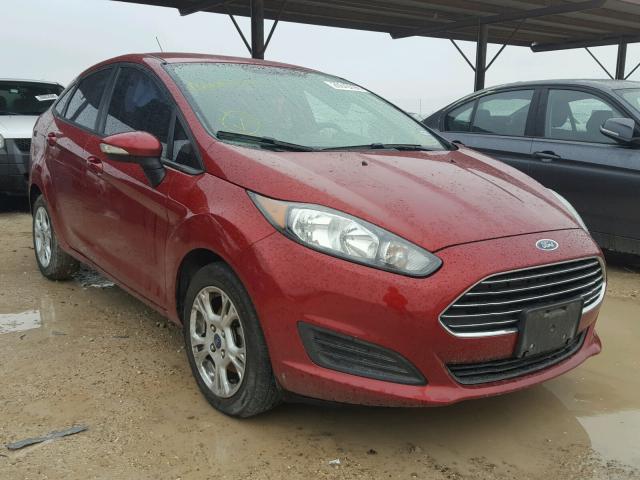 3FADP4BJXEM148337 - 2014 FORD FIESTA SE RED photo 1