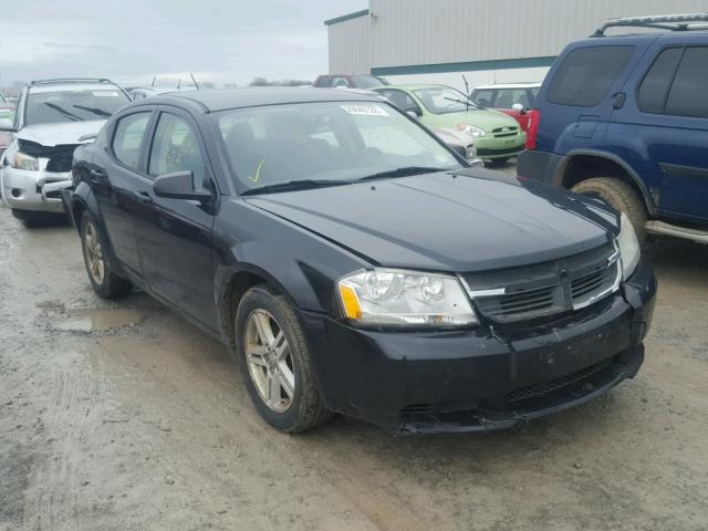 1B3LC56R28N583274 - 2008 DODGE AVENGER SX BLACK photo 1