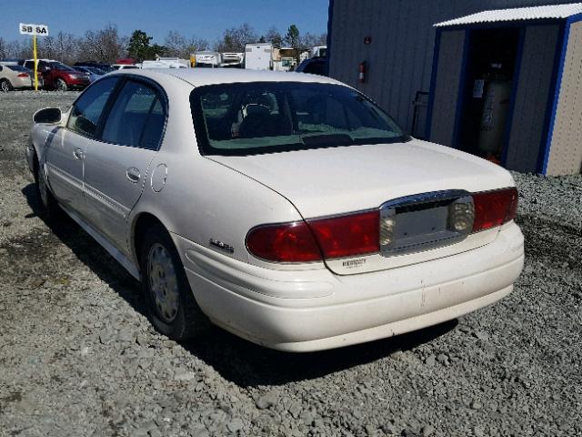 1G4HP54K914276111 - 2001 BUICK LESABRE CU WHITE photo 3