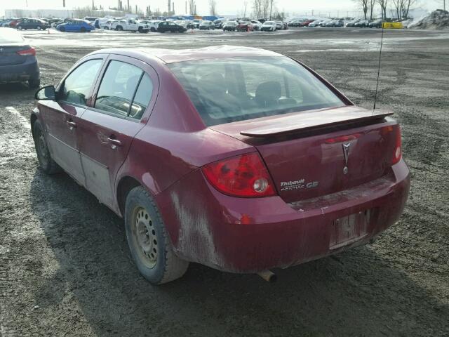 1G2AS55HX97197648 - 2009 PONTIAC G5 SE RED photo 3