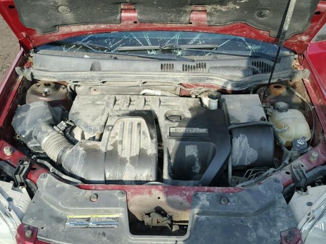 1G2AS55HX97197648 - 2009 PONTIAC G5 SE RED photo 7