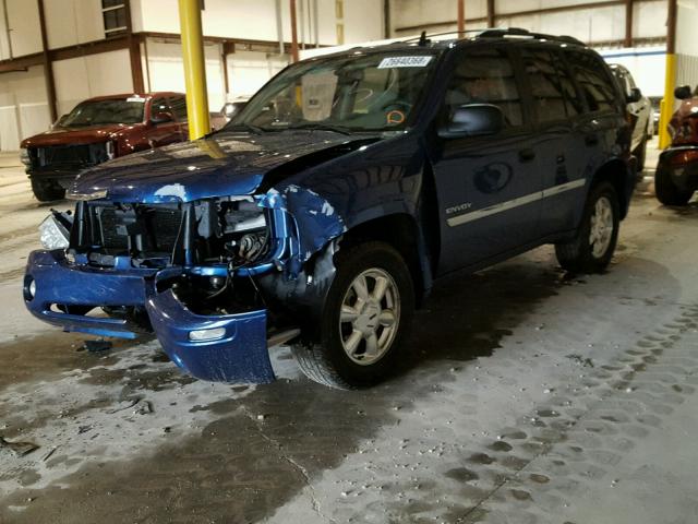 1GKDT13S862262216 - 2006 GMC ENVOY BLUE photo 2