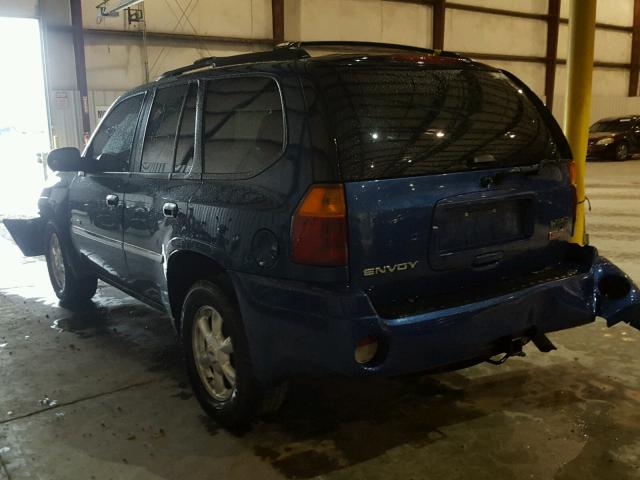 1GKDT13S862262216 - 2006 GMC ENVOY BLUE photo 3