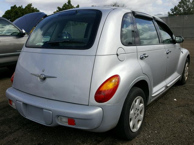 3C4FY48B12T309191 - 2002 CHRYSLER PT CRUISER SILVER photo 4