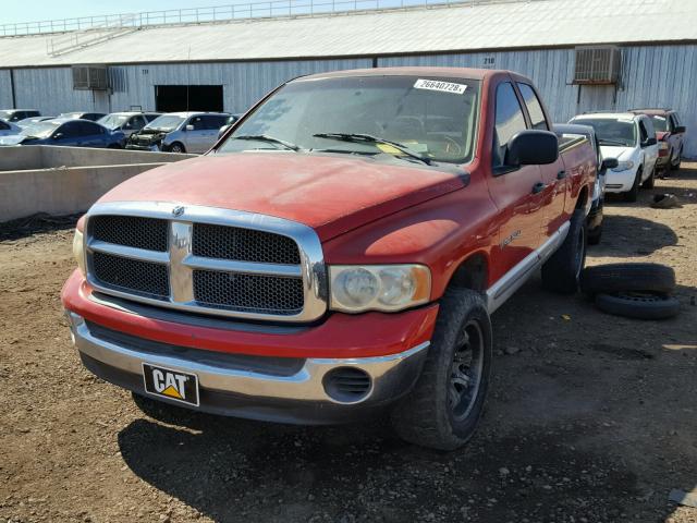 1D7HU18N02S576939 - 2002 DODGE RAM 1500 RED photo 2