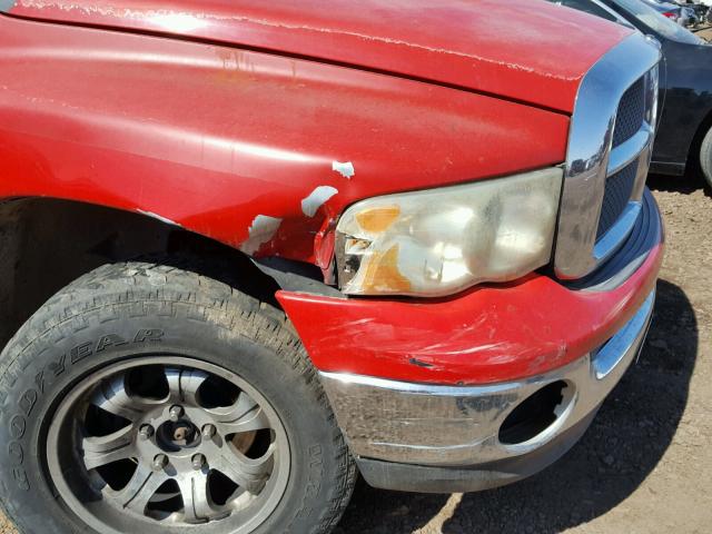 1D7HU18N02S576939 - 2002 DODGE RAM 1500 RED photo 9