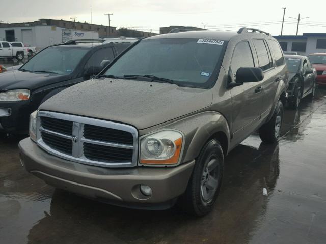 1D4HB48D34F185193 - 2004 DODGE DURANGO SL BROWN photo 2