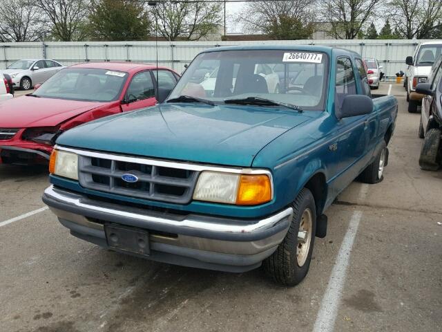 1FTCR14X3RPA93794 - 1994 FORD RANGER SUP TEAL photo 2