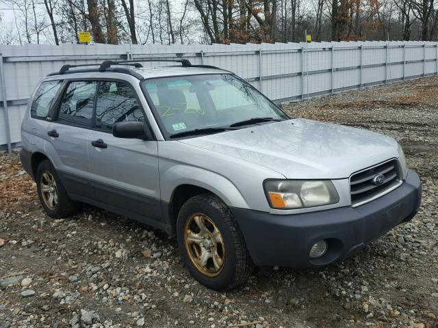 JF1SG636X4H733287 - 2004 SUBARU FORESTER 2 SILVER photo 1