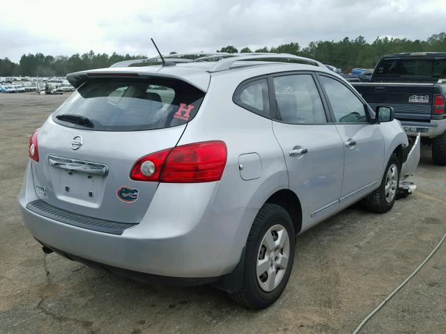 JN8AS5MT6EW101858 - 2014 NISSAN ROGUE SELE SILVER photo 4