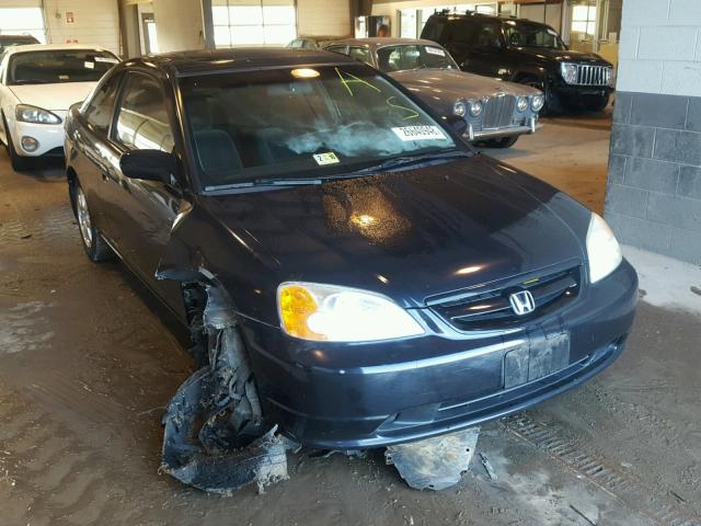 1HGEM22973L080743 - 2003 HONDA CIVIC EX BLACK photo 1