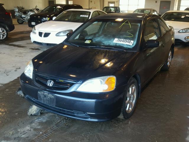 1HGEM22973L080743 - 2003 HONDA CIVIC EX BLACK photo 2