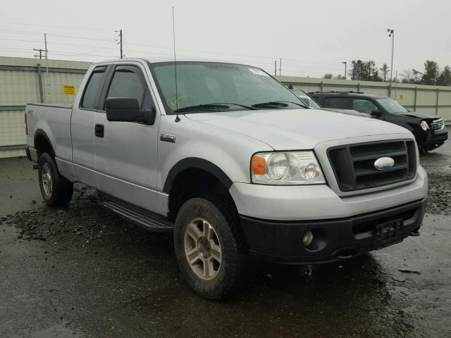 1FTRX14WX8FB37706 - 2008 FORD F150 SILVER photo 1