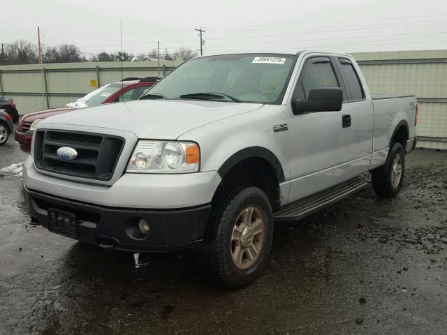 1FTRX14WX8FB37706 - 2008 FORD F150 SILVER photo 2