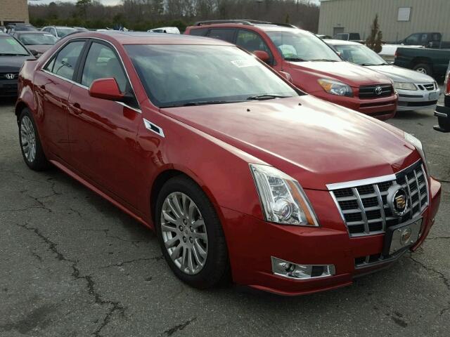 1G6DM5E35C0155219 - 2012 CADILLAC CTS PERFOR RED photo 1