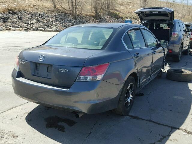 JHMCP263X8C069339 - 2008 HONDA ACCORD LX GRAY photo 4