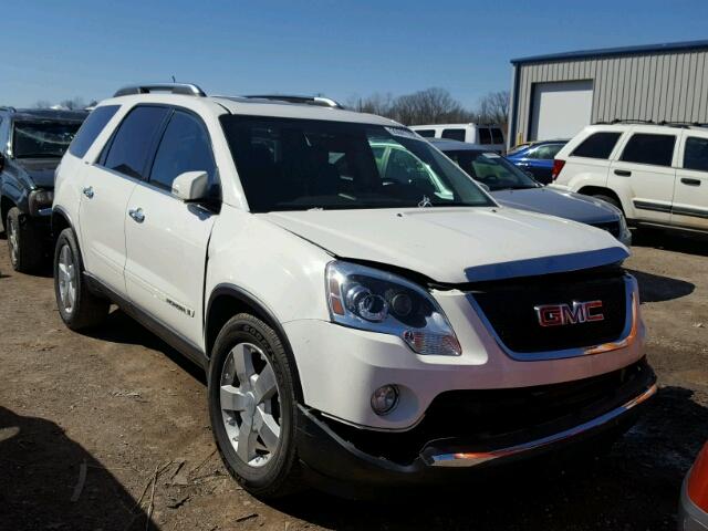 1GKER33748J213355 - 2008 GMC ACADIA SLT WHITE photo 1