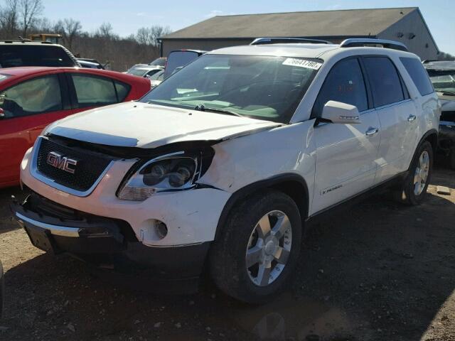 1GKER33748J213355 - 2008 GMC ACADIA SLT თეთრი ფოტო 2