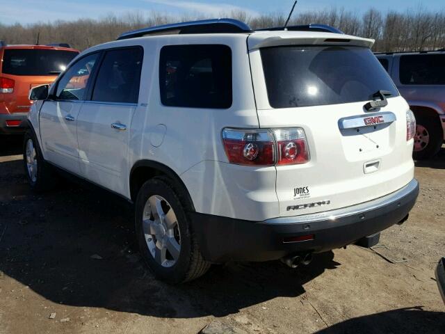 1GKER33748J213355 - 2008 GMC ACADIA SLT თეთრი ფოტო 3
