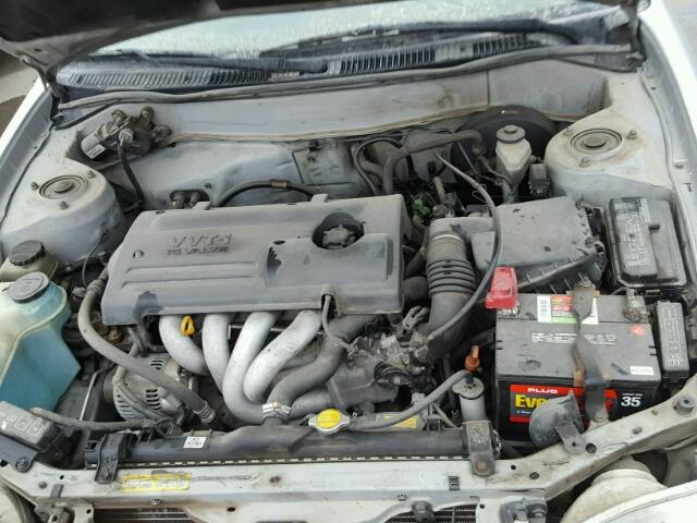 1NXBR12E4YZ412323 - 2000 TOYOTA COROLLA VE SILVER photo 7