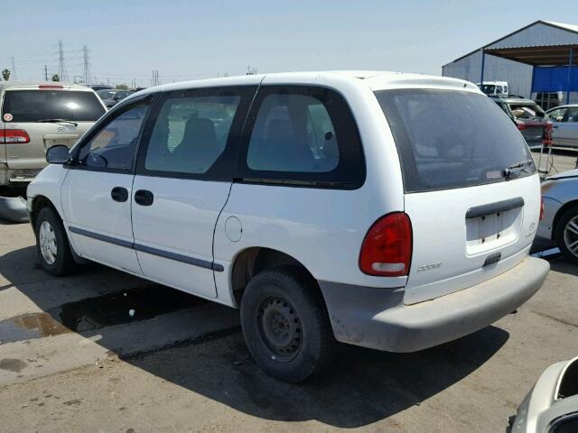 2B4GP2531YR536107 - 2000 DODGE CARAVAN WHITE photo 3