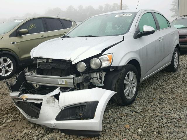 1G1JC5SH9E4222363 - 2014 CHEVROLET SONIC LT SILVER photo 2