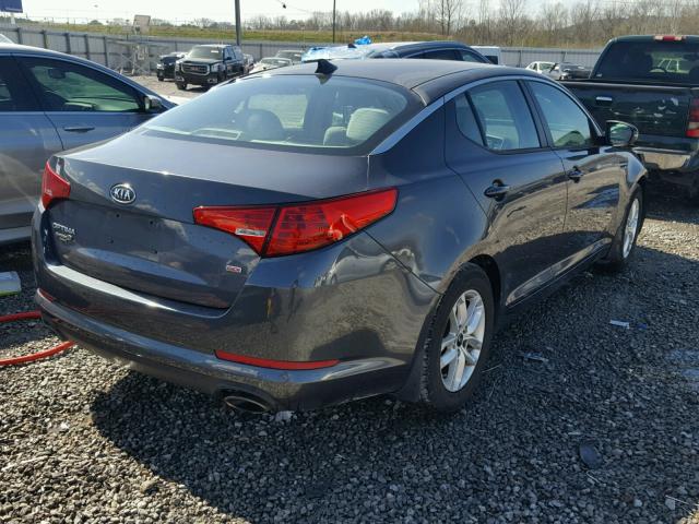 KNAGM4A70B5145595 - 2011 KIA OPTIMA LX CHARCOAL photo 4