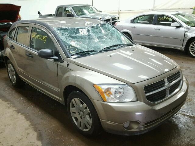 1B3HB48C98D552444 - 2008 DODGE CALIBER SX BROWN photo 1