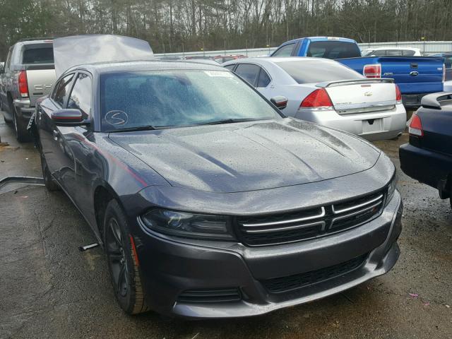 2C3CDXBG6FH840152 - 2015 DODGE CHARGER SE GRAY photo 1