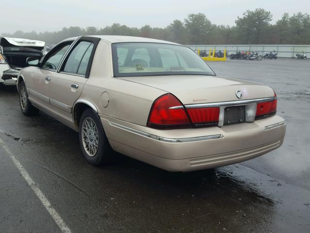 2MEFM74W8WX690319 - 1998 MERCURY GRAND MARQ TAN photo 3