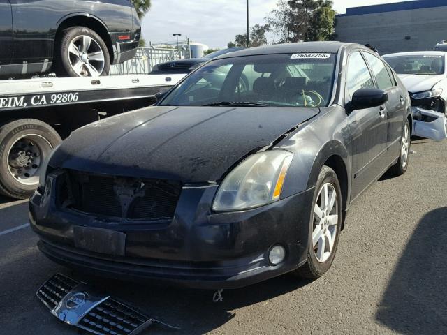 1N4BA41E45C821444 - 2005 NISSAN MAXIMA SE BLACK photo 2