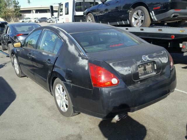 1N4BA41E45C821444 - 2005 NISSAN MAXIMA SE BLACK photo 3