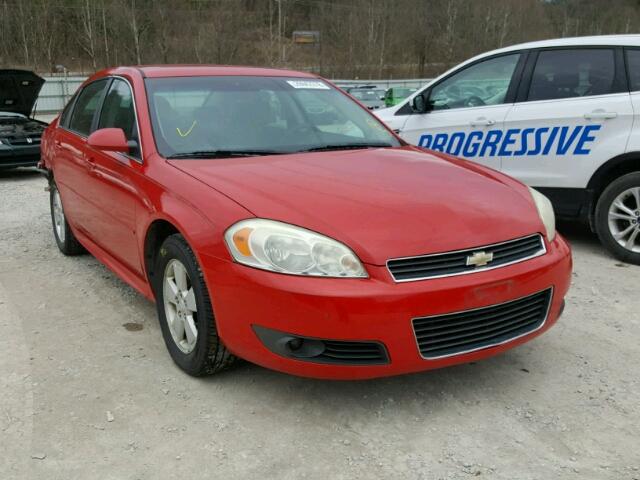 2G1WB5EK4A1182652 - 2010 CHEVROLET IMPALA LT RED photo 1