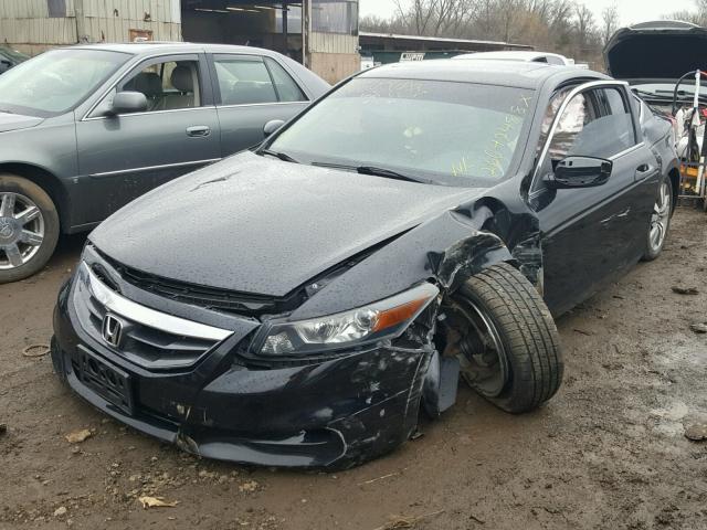 1HGCS1B72CA018992 - 2012 HONDA ACCORD EX BLACK photo 2