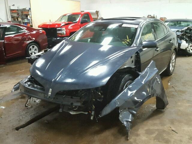 1LNHL9FT7EG603845 - 2014 LINCOLN MKS BLACK photo 2