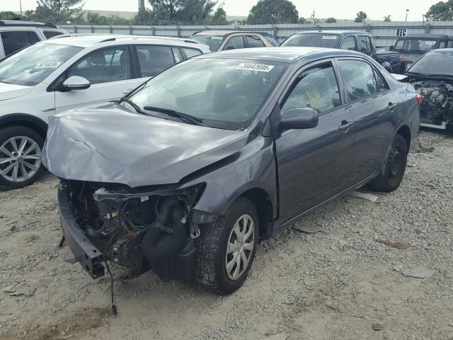 5YFBU4EE3DP152990 - 2013 TOYOTA COROLLA BA CHARCOAL photo 2