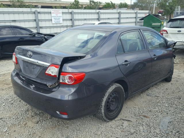 5YFBU4EE3DP152990 - 2013 TOYOTA COROLLA BA CHARCOAL photo 4