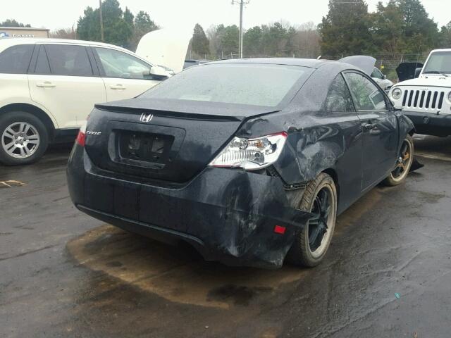 2HGFG12636H524746 - 2006 HONDA CIVIC LX BLACK photo 4