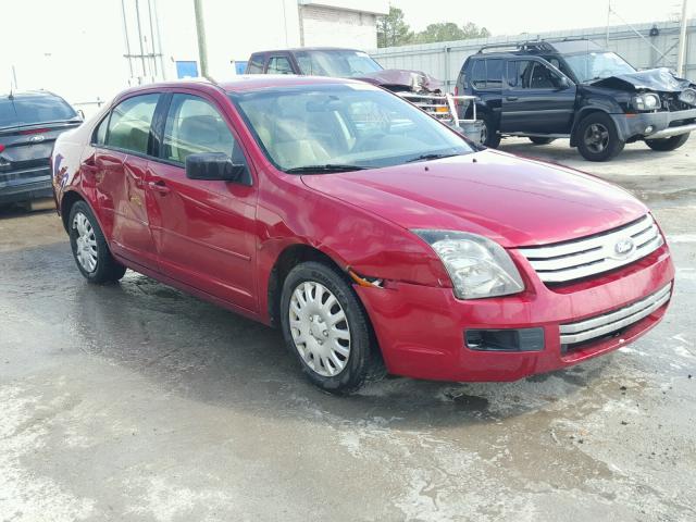 3FAHP06Z17R116652 - 2007 FORD FUSION S RED photo 1