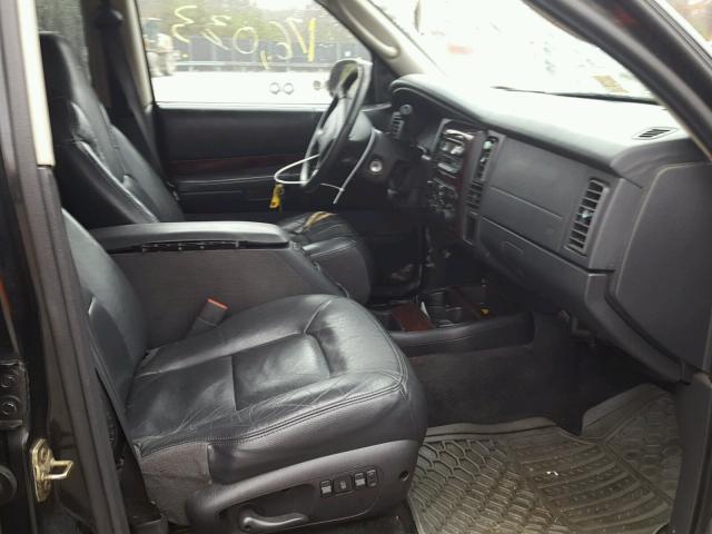 1B4HS28N61F514830 - 2001 DODGE DURANGO BLACK photo 5