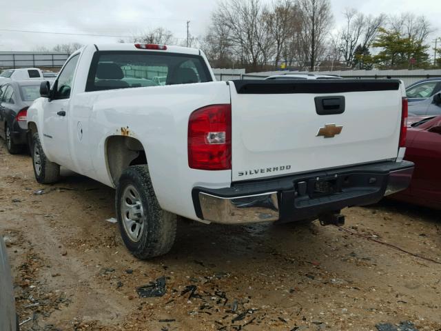 1GCEC14C17Z566164 - 2007 CHEVROLET SILVERADO WHITE photo 3