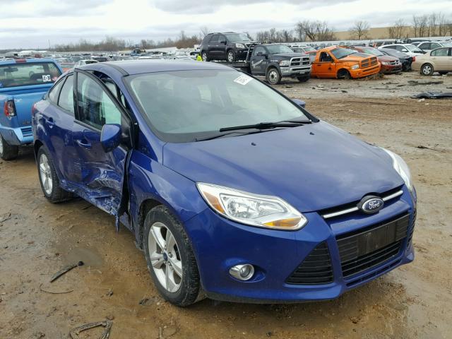 1FAHP3F23CL476650 - 2012 FORD FOCUS SE BLUE photo 1