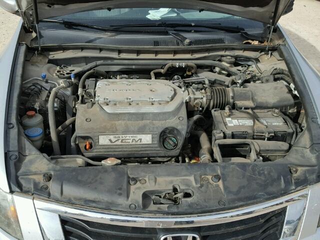 1HGCP36838A046064 - 2008 HONDA ACCORD EXL SILVER photo 7