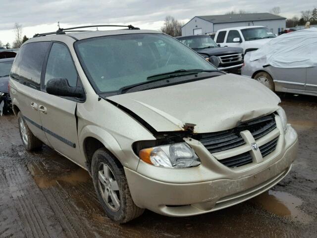 1D4GP45R46B517200 - 2006 DODGE CARAVAN SX TAN photo 1