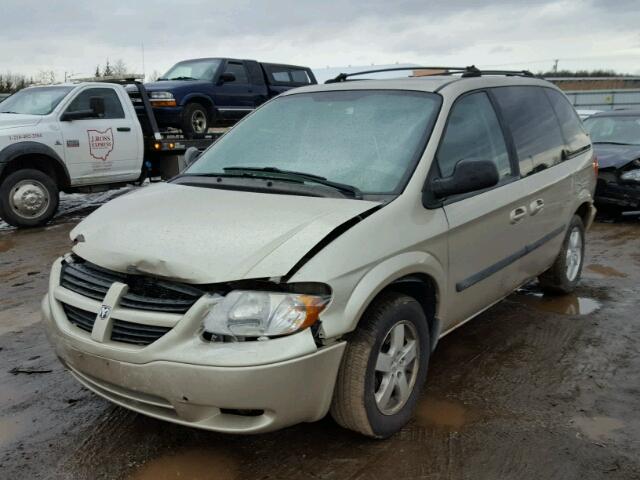 1D4GP45R46B517200 - 2006 DODGE CARAVAN SX TAN photo 2