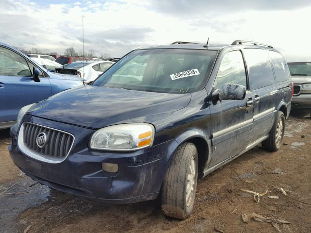 5GADV23L66D133160 - 2006 BUICK TERRAZA CX BLUE photo 2