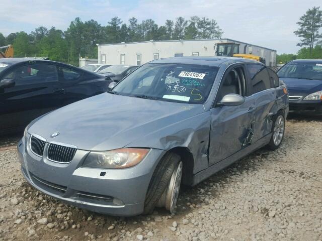 WBAVD33526KV64486 - 2006 BMW 330XI BLUE photo 2