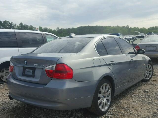 WBAVD33526KV64486 - 2006 BMW 330XI BLUE photo 4