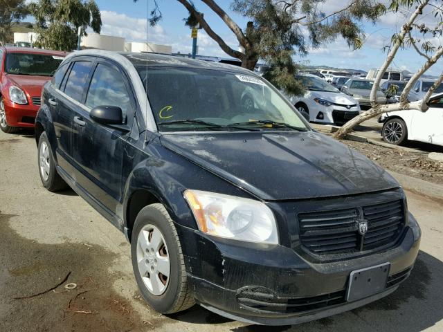 1B3HB28B47D507681 - 2007 DODGE CALIBER BLACK photo 1