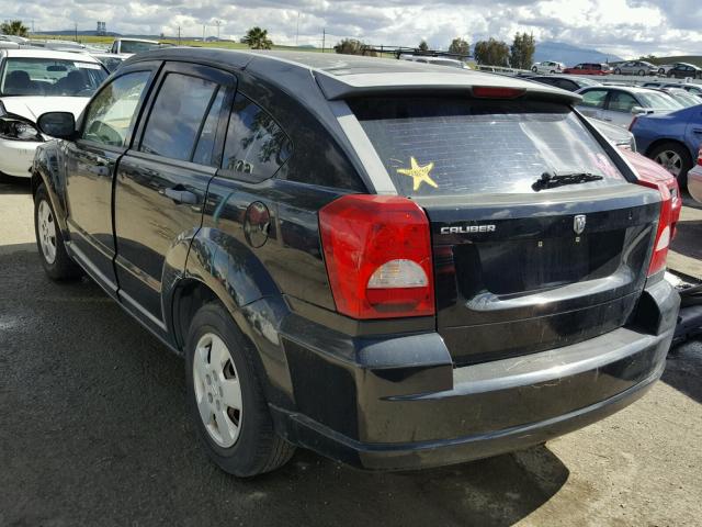 1B3HB28B47D507681 - 2007 DODGE CALIBER BLACK photo 3